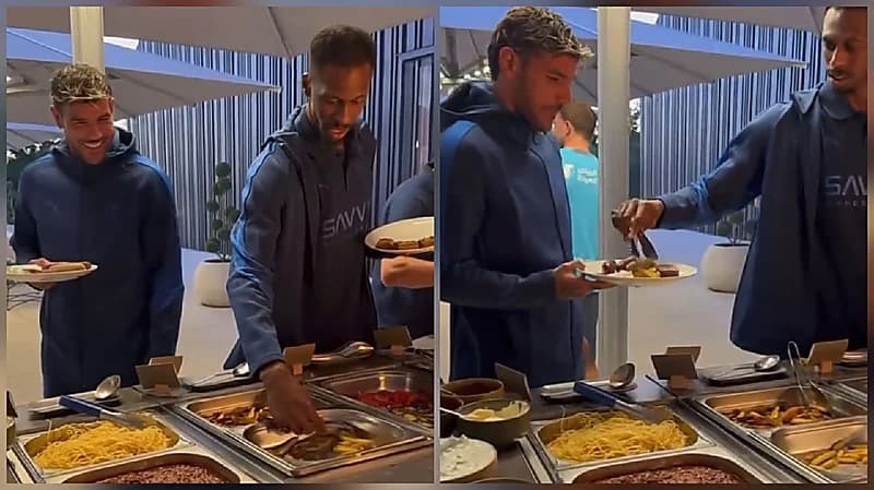 ثيو يتصرف بخجل وكنو يتكفل بتقديم العشاء.. فيديو