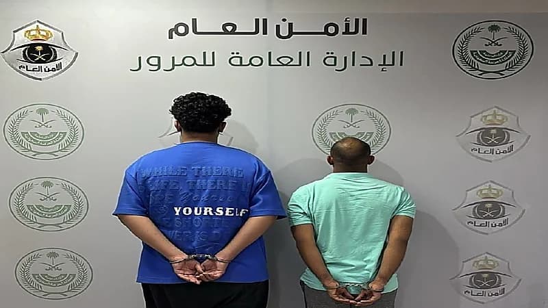 القبض على مقيمين لافتعالهما حوادث مرورية بغرض النصب والاحتيال بالرياض