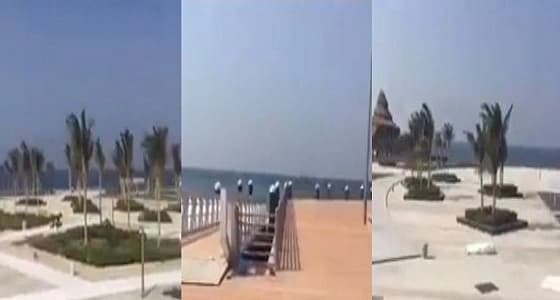 بالفيديو.. مراحل تطوير واجهة جدة البحرية