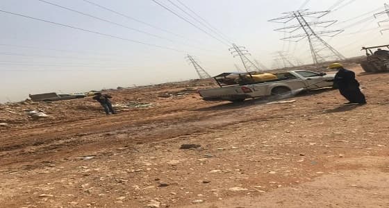 بالصور.. إزالة 15 مسلخ مخالف بالرياض