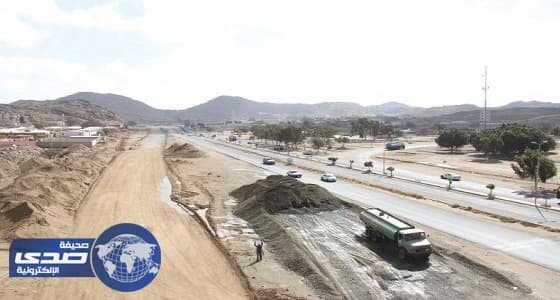 أمانة الطائف: تأهيل طريق وادي وج لتسهيل التدفق المروري