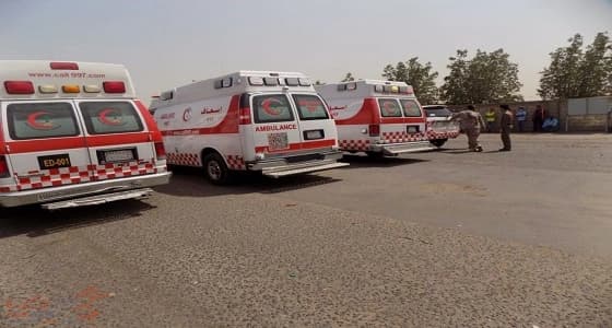 مصرع وإصابة 9 في حادث مروري بطريق المظيلف