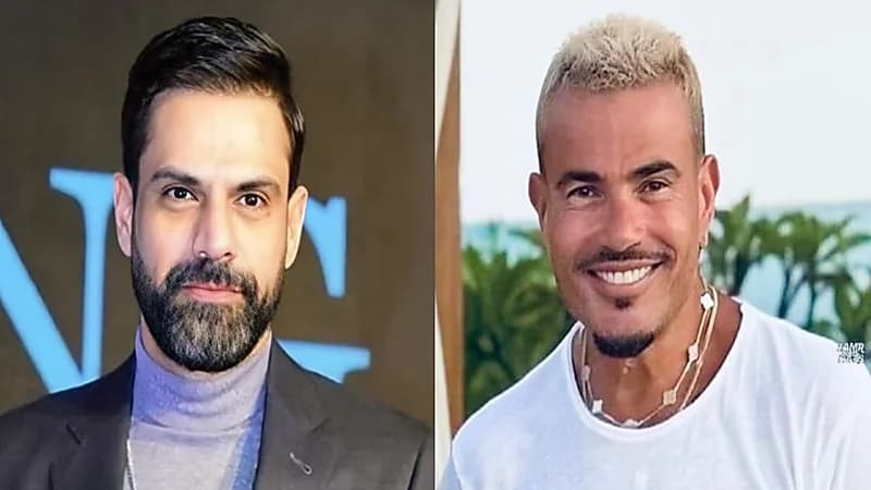 حقيقة خلاف عمرو دياب مع أمير طعيمة.. فيديو