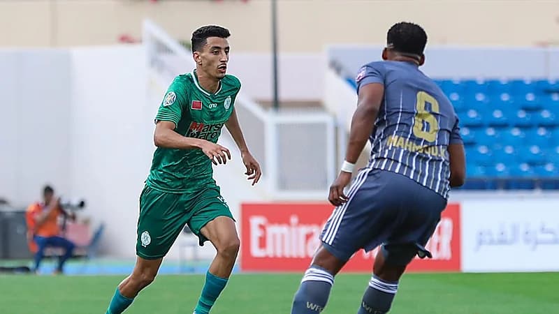 الرجاء المغربي يتغلب على الوحدة الإماراتي