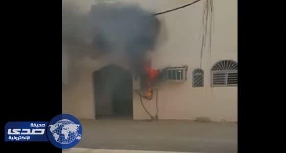 ⁠⁠⁠⁠⁠بالفيديو.. ارتفاع درجات الحرارة يحرق عداد كهرباء