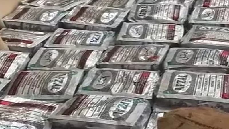 بالفيديو.. إحباط تهريب 280 كجم من التنباك في جازان