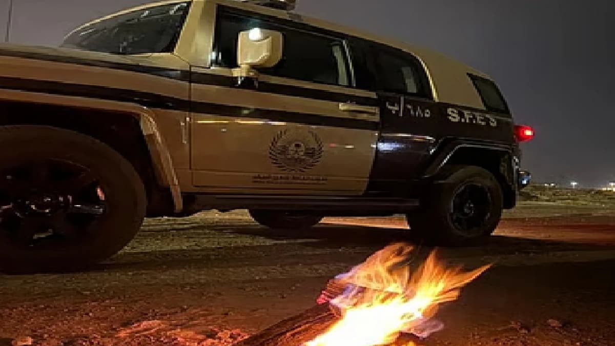 ضبط مواطن أشعل النار في غير الأماكن المخصصة لها في محمية طويق الطبيعية