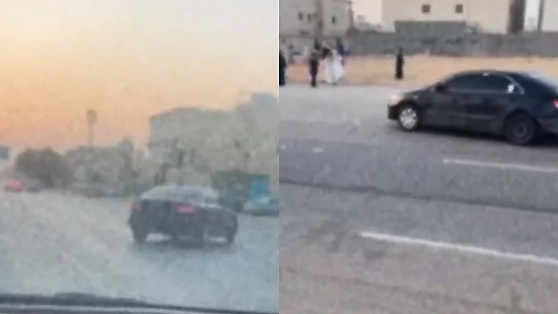 ضبط قائد مركبة ظهر في محتوى مرئي وهو يمارس التفحيط .. فيديو