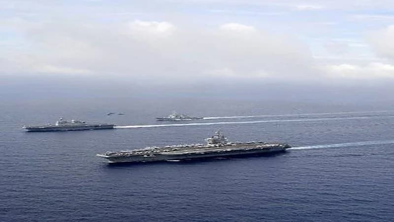 حاملات طائرات أمريكية تتجه إلى تايوان بعد تحذير الصين
