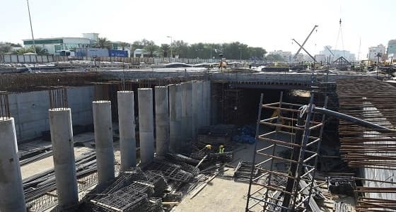 بالصور.. إنجاز 92% من مشروع نفق طريق مكة القديم مع طريق الأمير ماجد