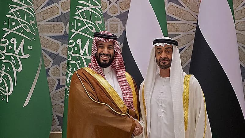مكالمة هاتفية بين ولي العهد والشيخ محمد بن زايد