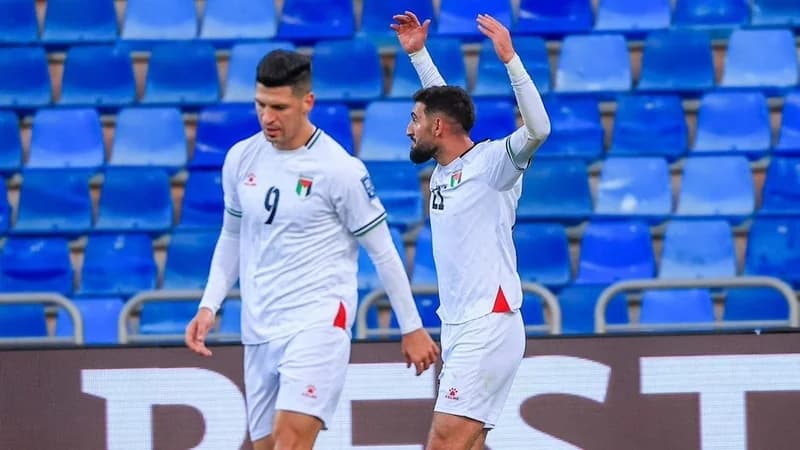 فلسطين تتعادل مع كوريا الجنوبية بهدف لكل منهما .. فيديو
