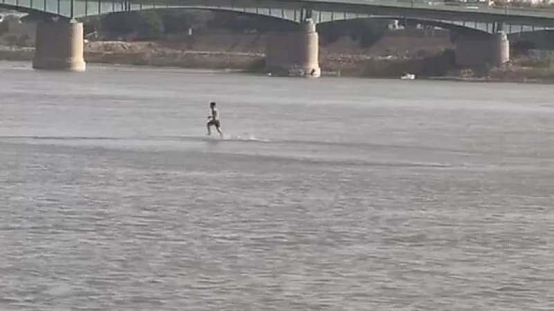 بالفيديو.. انخفاض كبير في منسوب مياه نهر دجلة بالعراق