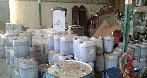 بالصور..ضبط 300 جالون عسل مغشوش قبل توزيعها على المحلات بجدة