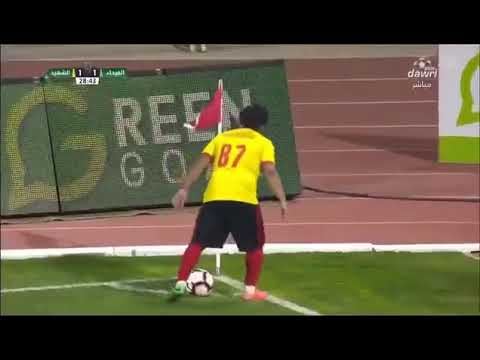 معلق وحديث عن زيادة وزن لاعب نادي الشهيد واللاعب يرد بصناعة هدف