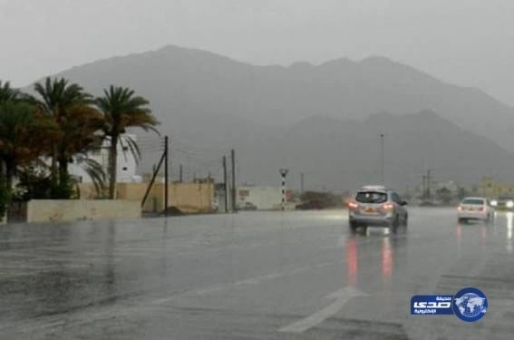 أمطار على محافظة محايل