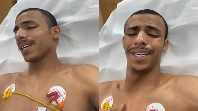 بالفيديو.. نصيحة شاب مريض من المستشفى: لا تكتم حزنك