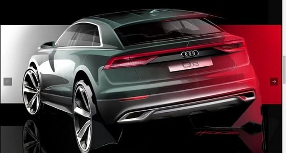 أودي Q8 موديل 2019 تظهر بصورة تشويقية