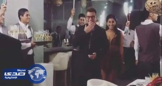 فيديو مسرب لدينا الشربيني ترقص لعمرو دياب في عيد ميلاده