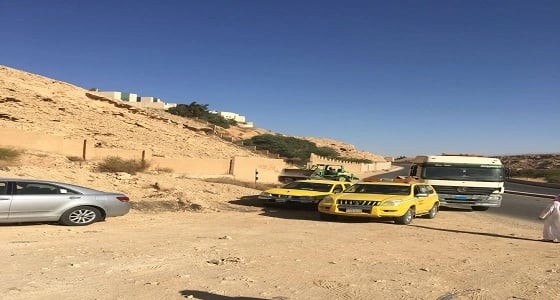 إزالة تعديات على الأراضي بحي " الهدا "