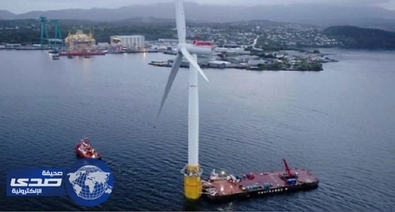 بالصور.. أول محطة طواحين هوائية عائمة بالعالم في اسكتلندا