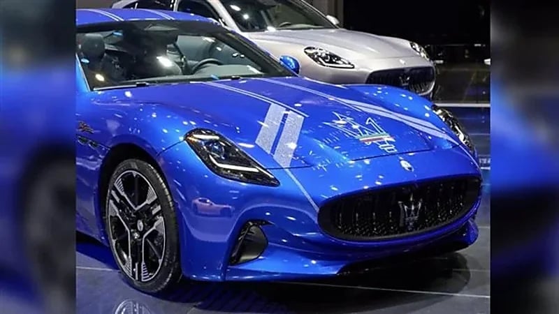 صور.. مازيراتي تكشف عن أولى سياراتها الكهربائية في معرض شنجهاي الدولي 2023