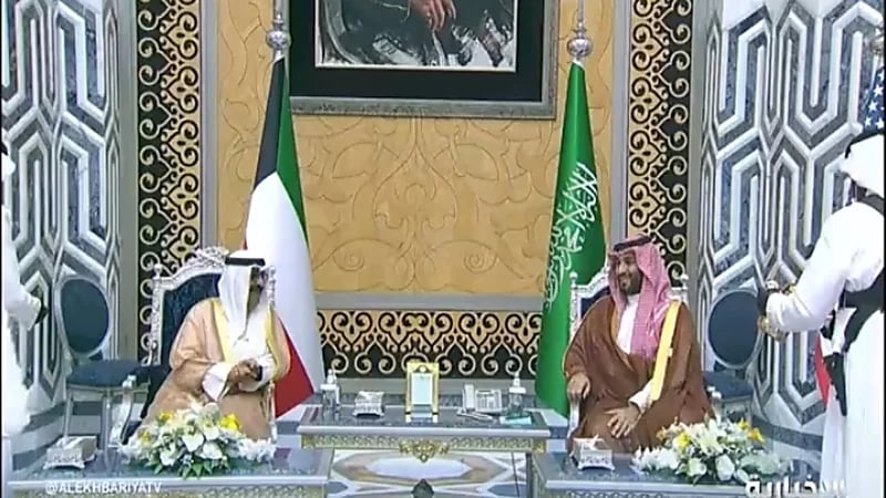 بالفيديو والصور.. ولي العهد يستقبل ولي عهد الكويت في جدة