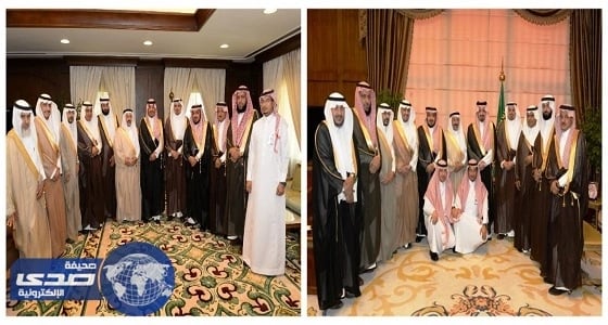 منسوبو تعليم عسير يزورون أمير المنطقة ونائبه