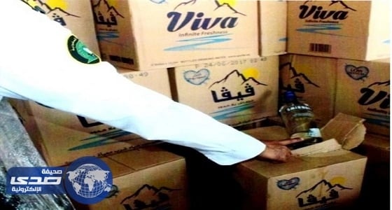 بالصور.. جمرك البطحاء يُحبط تهريب " 6236 " زجاجة خمر