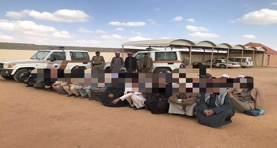 ضبط مجموعة من المخالفين لنظامي العمل والإقامة بالجوف