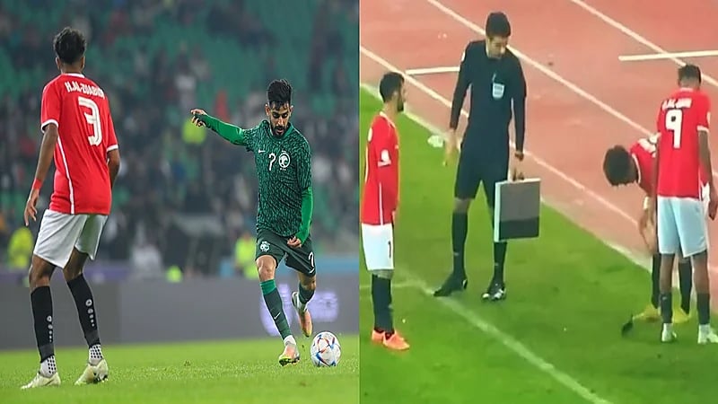 تعليق الاتحاد اليمني على لقطة "تبادل الكسارات" في خليجي 25