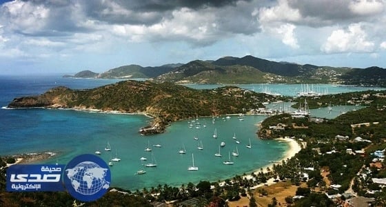 عاصفة مرعبة فوق بحر الكاريبي