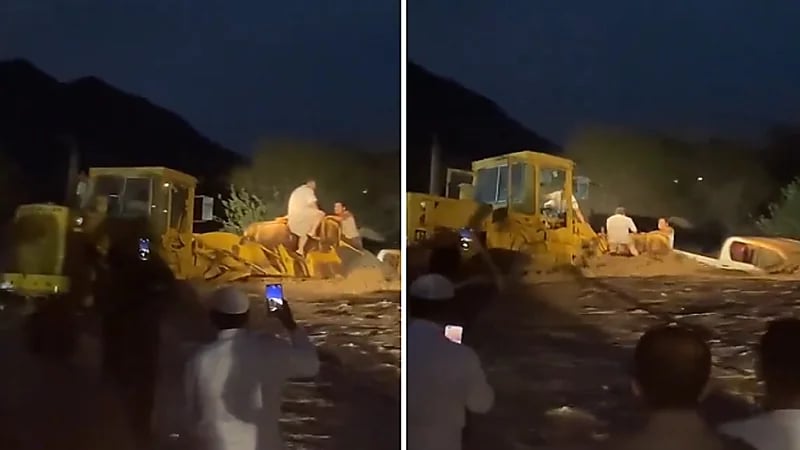 فزعة شاب تنقذ 4 أشخاص من الغرق في بئر الصايغ .. فيديو