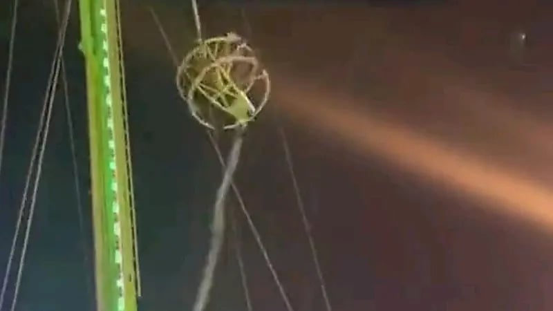 بالفيديو.. ‏لحظة تعطل لعبة خطيرة بملاهي ونتر وندرلاند في لندن