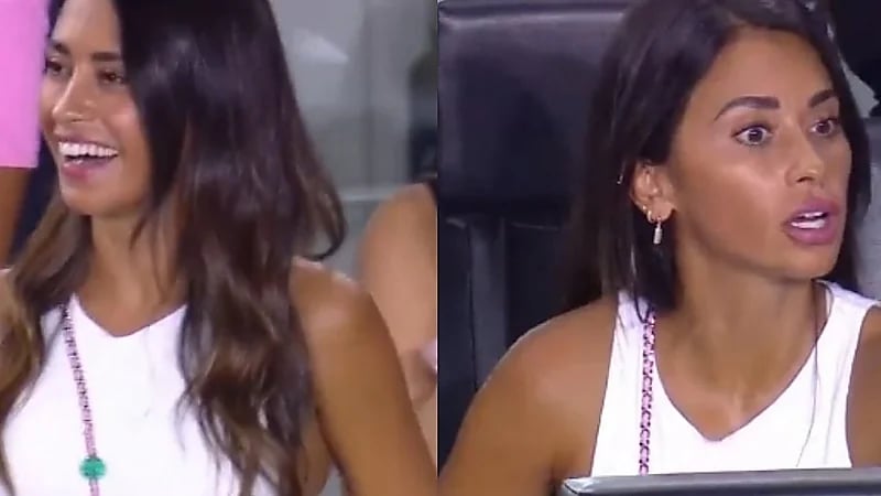 هكذا تفاعلت زوجة ميسي مع أهداف زوجها في شباك أتلانتا يونايتد..فيديو