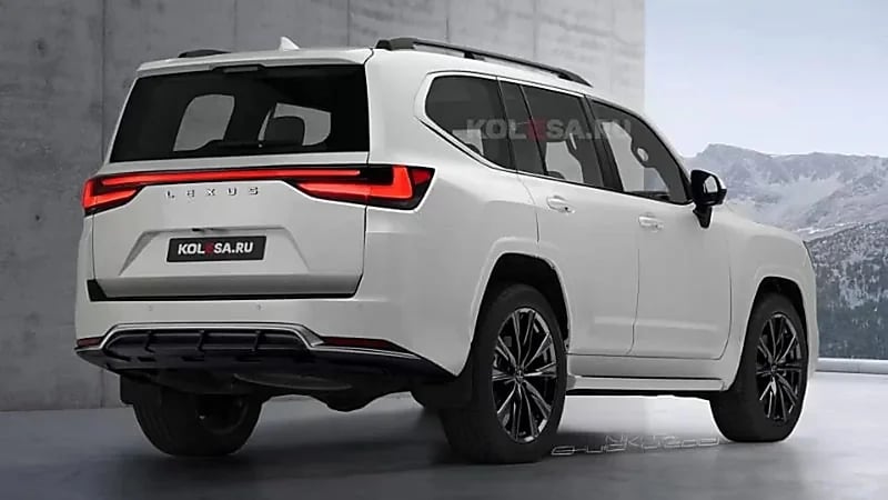 بالصور.. تصميم تخيلي جديد يظهر سيارة لكزس LX الجديدة