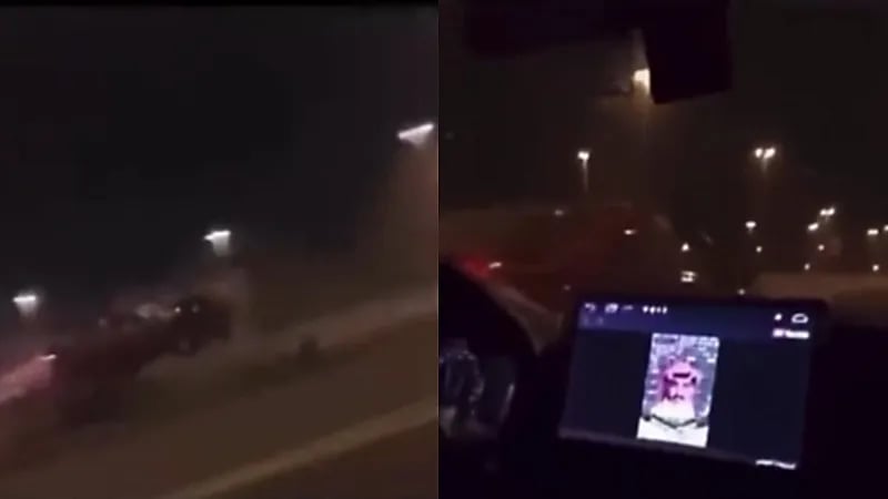 العقوبة المنتظرة بحق قائد مركبة تعمد صدم آخر