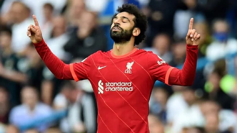 شاهد ردة فعل محمد صلاح من ترتيبه في سباق الكرة الذهبية