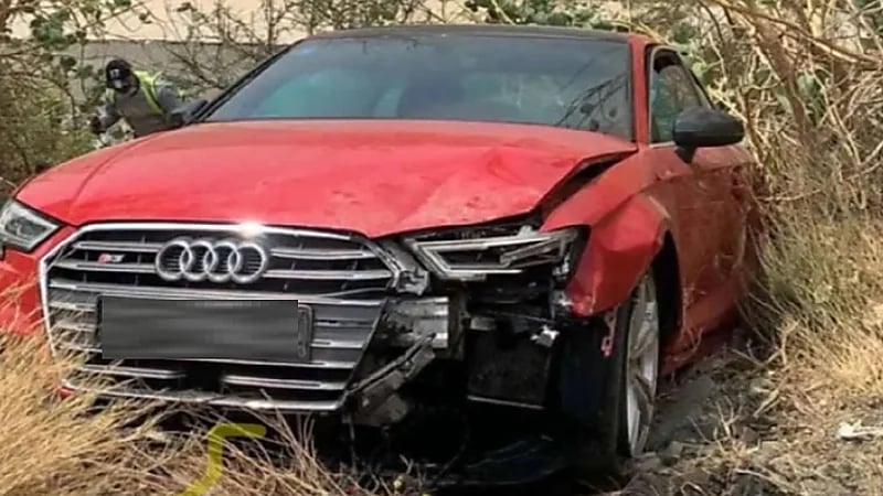 فيديو.. لحظة انقلاب سيارة بطريق الهدا بعد فقدان السيطرة عليها