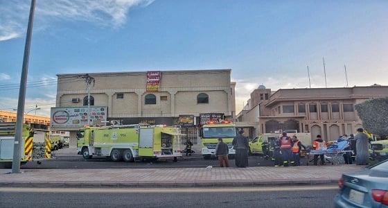 مدني حائل يكشف سبب حريق حي المنتزه