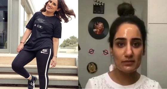 بالفيديو.. ممثلة خليجية شهيرة : " بلبس بيجامة مرقعة بالبيت "