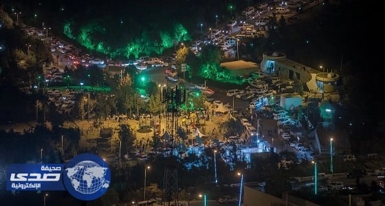 3 آلاف قذيفة من الألعاب النارية المختلفة تضئ سماء الباحة