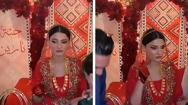 نزيف مفاجئ لأنف نارين بيوتي في حفل الحناء يثير القلق بين متابعيها.. فيديو