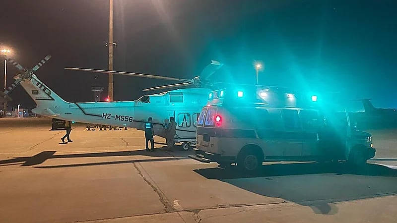 ‎نقل مواطن بالإخلاء الطبي من الكويت إلى المملكة لاستكمال علاجه