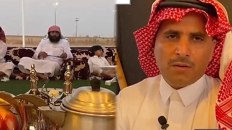 مواطن‬⁩ يحول مكانًا في أرضه إلى مجلس مفتوح لاستضافة المسافرين منذ 10 سنوات.. فيديو