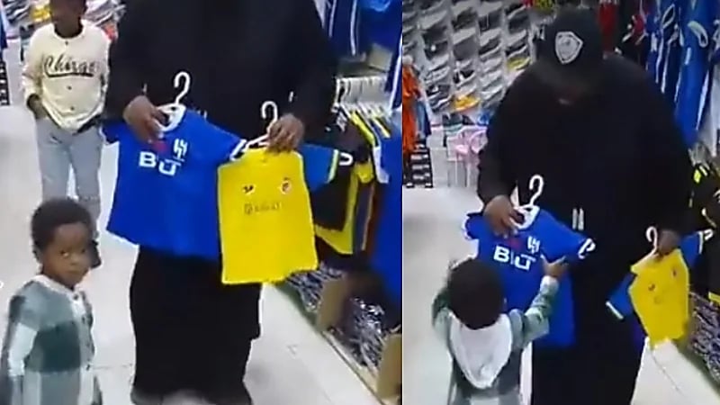 هلالي منذ نعومة أظافره يتمسك باختيار الأزرق رغم محاولة تشتيته..فيديو