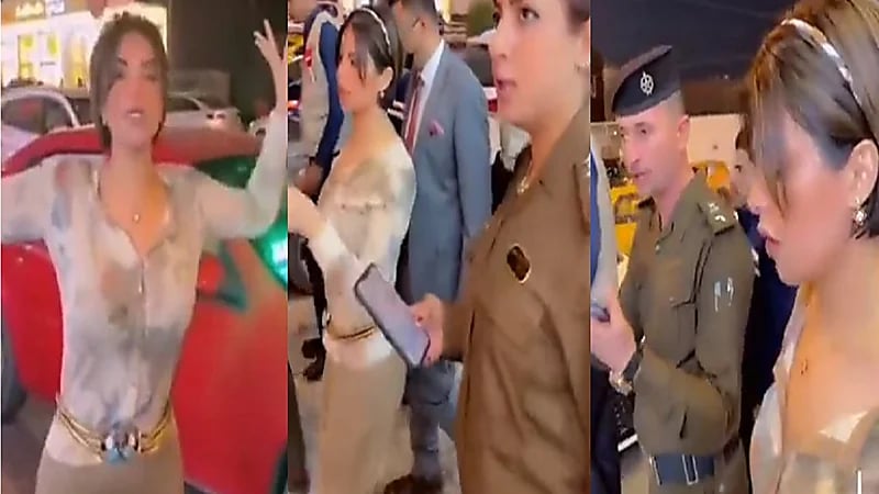 بالفيديو.. شمس الكويتية تتجول في شوارع بغداد: بدون درع واقي
