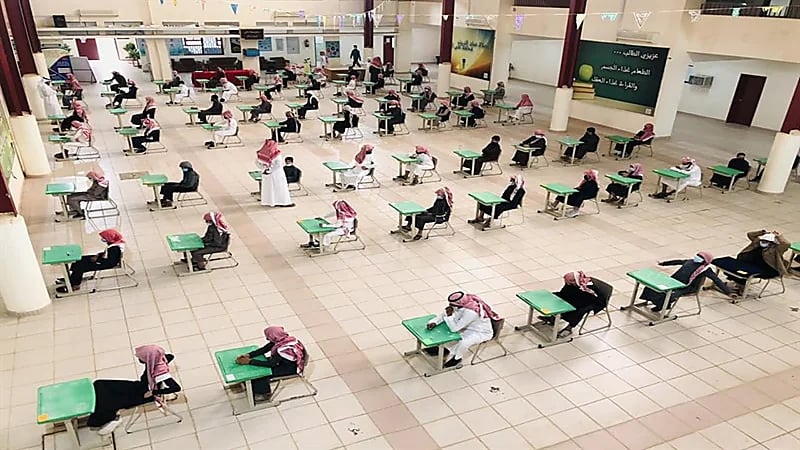 انطلاق الاختبارات الحضورية للفصل الدراسي الثاني