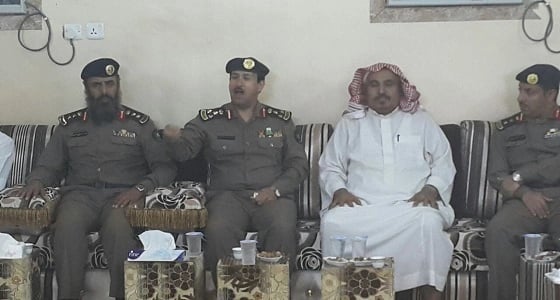 بالصور.. العميد الآلمعي ينقل تعازي وزير الداخليه لذوي الفقيد الحارثي بالعرضيات