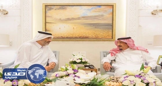 بالفيديو و الصور.. خادم الحرمين الشريفين يستقبل سمو الشيخ عبدالله بن علي آل ثاني